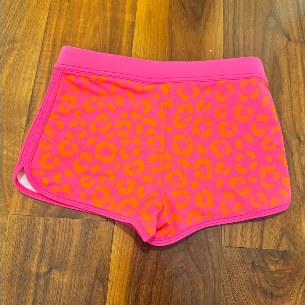Mini Boden Girls Patterned Swim Shorts